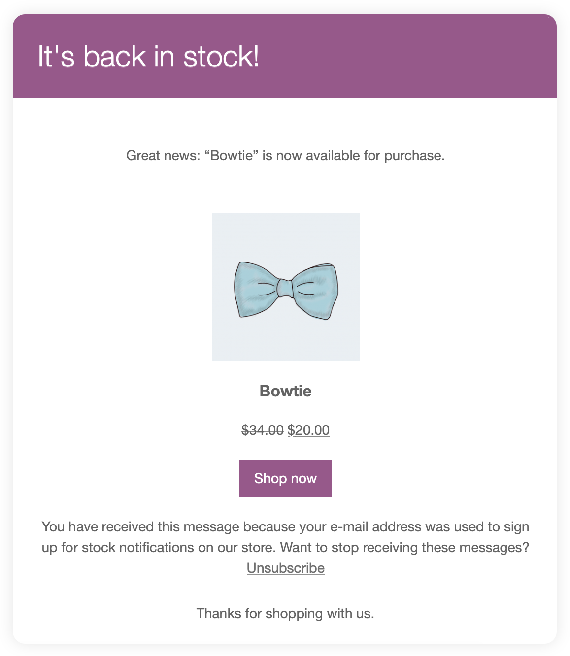 WooCommerce Back In Stock Notifications 02